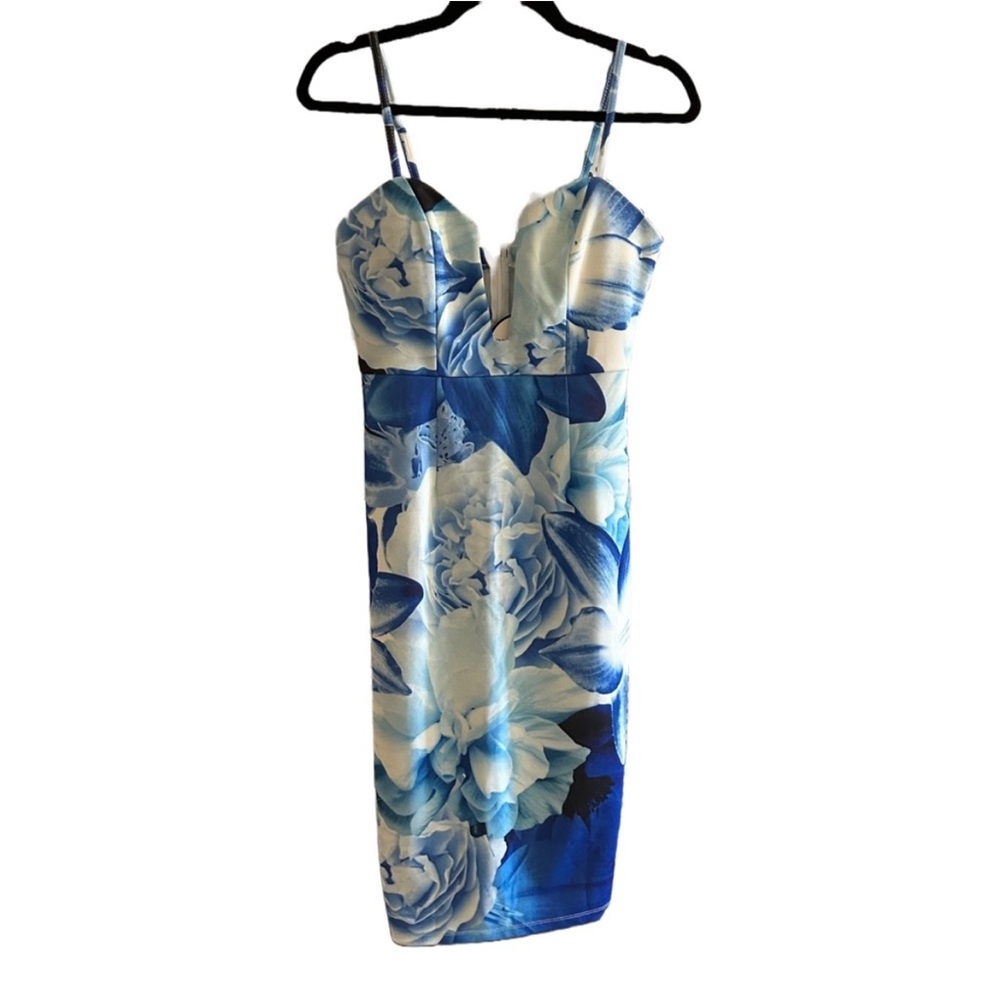 Shareen Collections (Australian brand) Floral Midi Dress Size Medium NWT